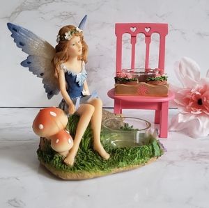 Spring Tealight holder set. One Yankee Candle Rare piece